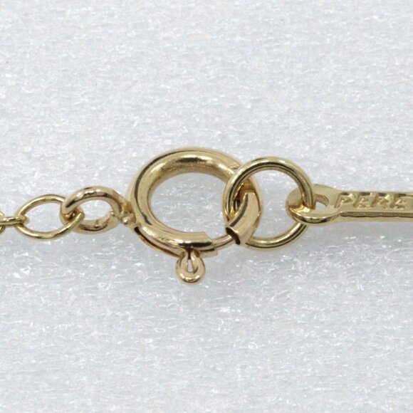 Tiffany & Co. Full Heart Pavé Necklace by Elsa Peretti, 18K  Tiffany & Co Full Heart Pave Elsa Peretti 18K Yellow Gold Necklace